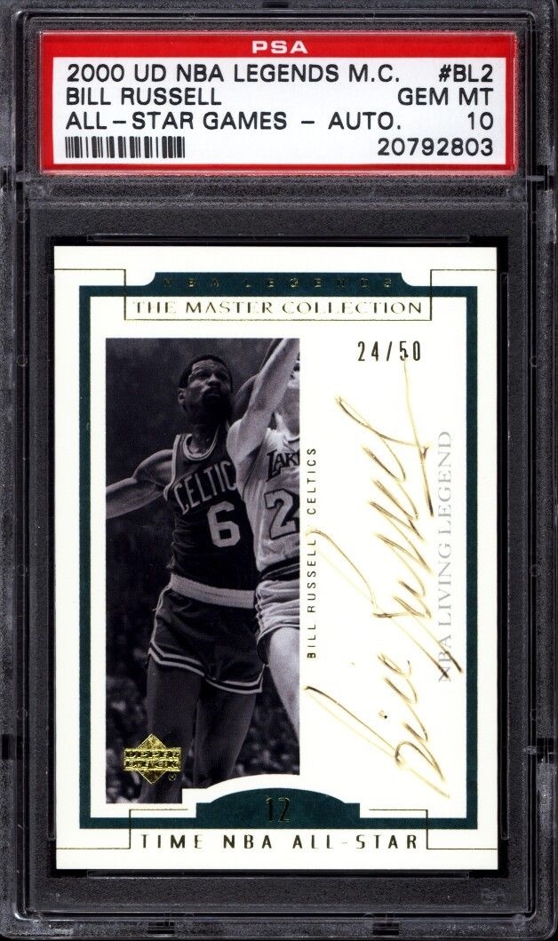 Basketball - 2000 Upper Deck NBA Legends Living Legends Autographs